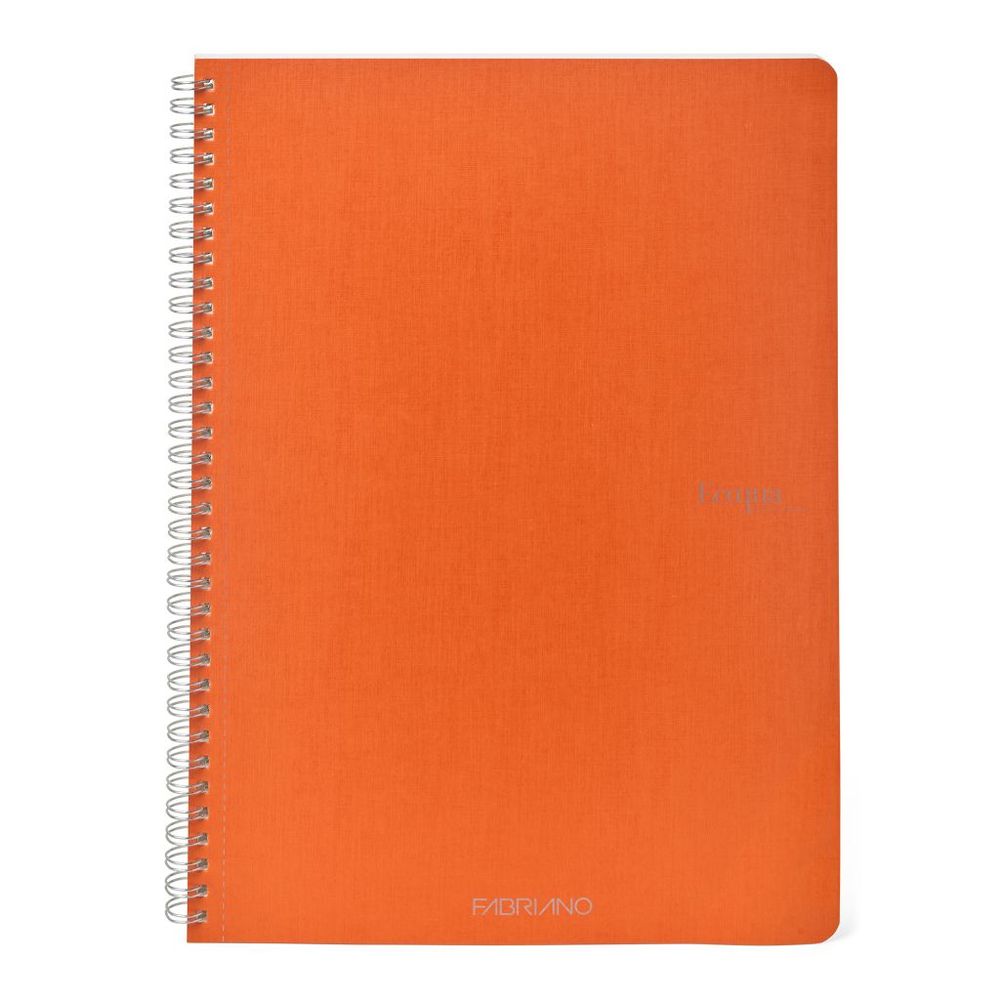 Bilježnica Fabriano Ecoqua original A4 90g 70L spiralna kocke arancio 19290113 slika 1
