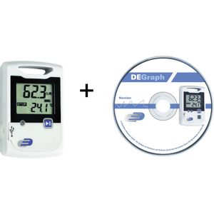 Dostmann Electronic LOG20 Set višenamjenski uređaj za pohranu podataka  Mjerena veličina temperatura, vlaga -30 do 60 °C 0 do 99 % rF