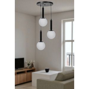 Opviq Luster 000, Bijela, Crna