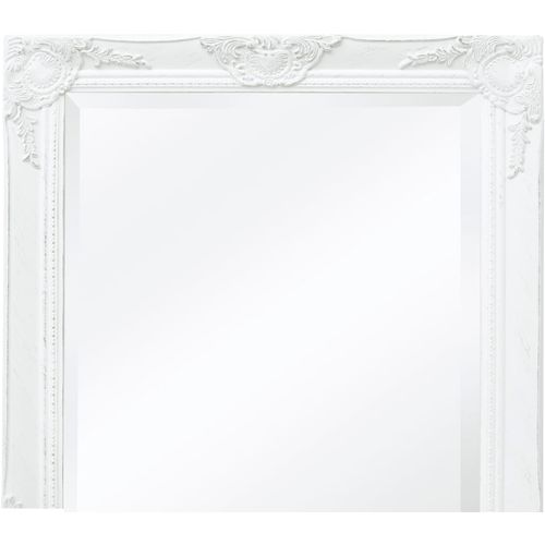 Zidno Ogledalo Barokni stil 140x50 cm Bijelo slika 45