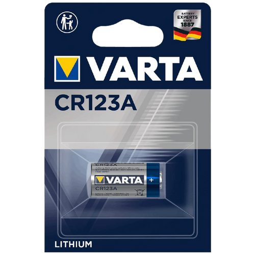 Varta Baterija litijska CR123A, 3V, blister pak. 1 kom - CR123 slika 1