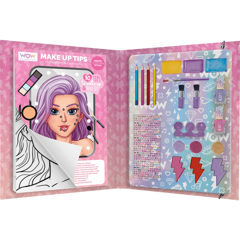 Wow Generation 00058 Set za djevojčice The Make Up Master Book slika 2