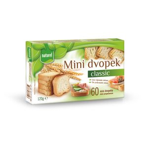 Naturel mini dvopek classic 120g