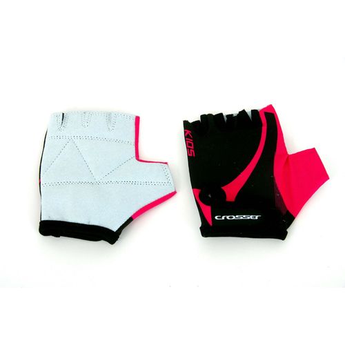 Rukavice dečije CROSSER  CG-KIDS 367 SHORT FINGER black/pink XXS slika 1