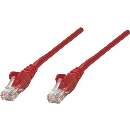 Intellinet 735629 RJ45 mrežni kabel, Patch kabel cat 6 S/FTP 5.00 m crvena pozlaćeni kontakti 1 St. slika 1