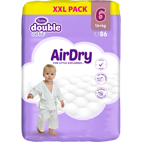 Violeta Double care pelene Air dry giga pakovanje slika 3