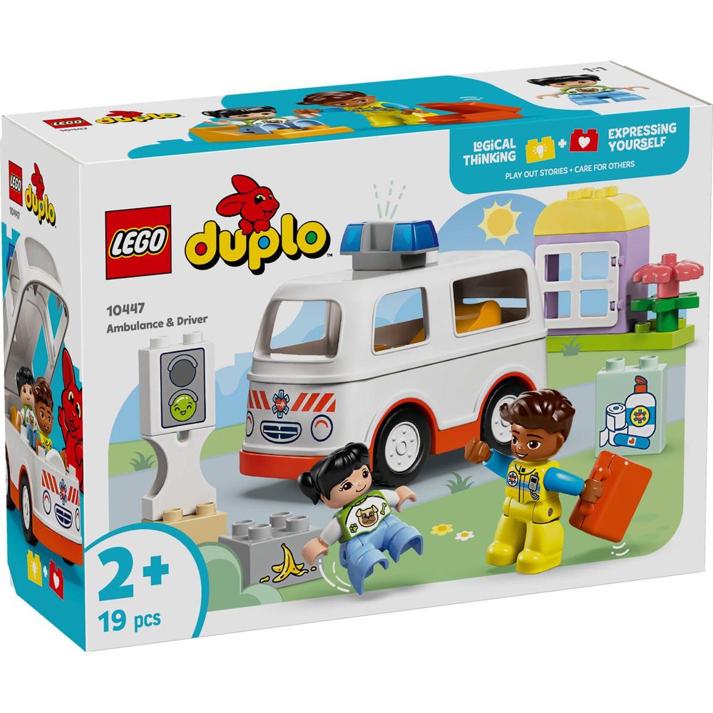LEGO 10447 Kola hitne pomoći i vozač slika 1