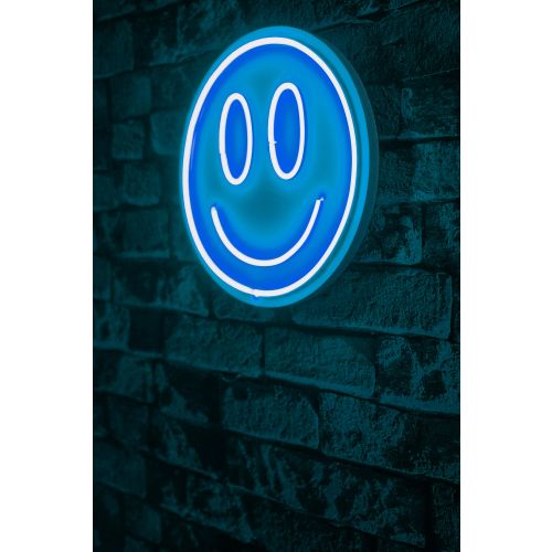 Wallity Ukrasna plastična LED rasvjeta, Smiley - Blue slika 1