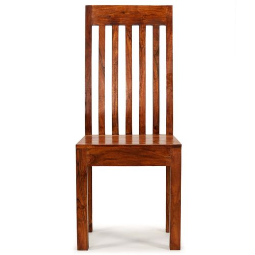 Blagovaonske stolice od masivnog drva i šišama 6 kom moderne slika 33