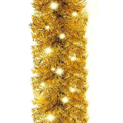 Božićna girlanda s LED svjetlima 10 m zlatna slika 6
