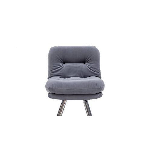 Atelier Del Sofa Fotelja na razvlačenje, Sivo, Misa Small Solo - Grey slika 3