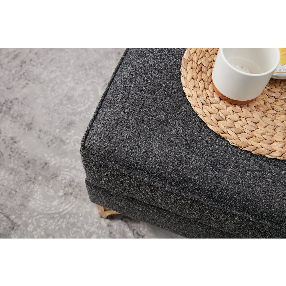 Berlin Desni Kutni Sofa - Antracit, Zlatni Antracit slika 7