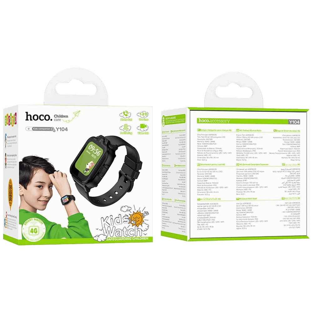 hoco. Pametni sat za djecu Y104 / 4G, 1.69" 4G GPS, WiFi slika 4