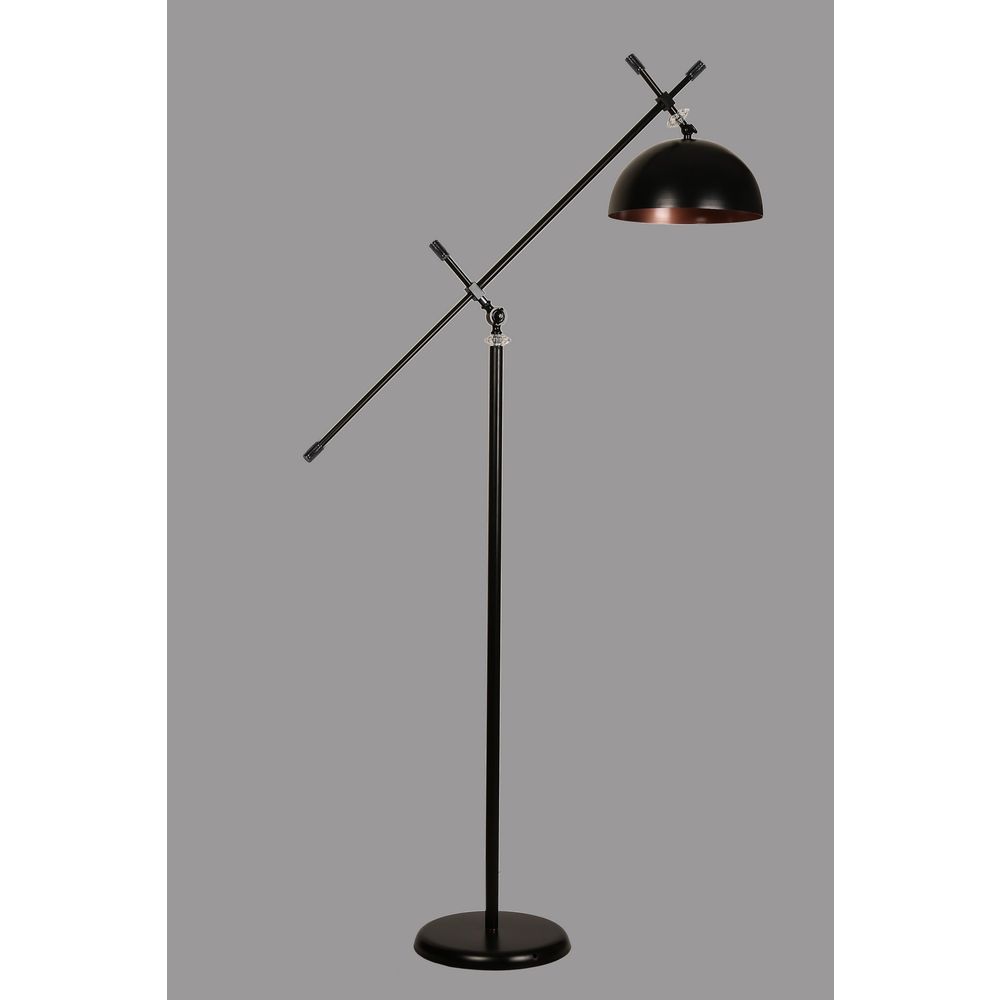 Retro Lambader Hans sa tri crne glave i hromiranim postoljem slika 1