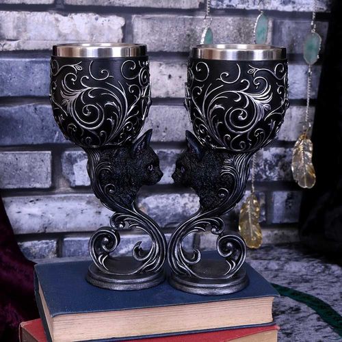 NEMESIS NOW FAMILIARS LOVE GOBLETS 18.5CM (SET OF 2) slika 6