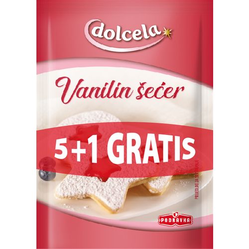 Dolcela Vanilin šećer 8 g 5+1 Gratis slika 1