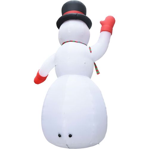 Božićni snjegović na napuhavanje LED IP44 450 cm XXL slika 24