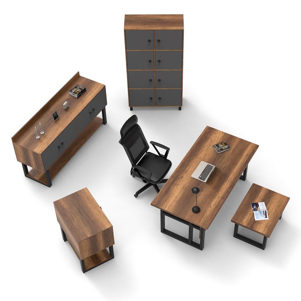 Mn11-Ba Baroque Anthracite Set Ureda slika 4