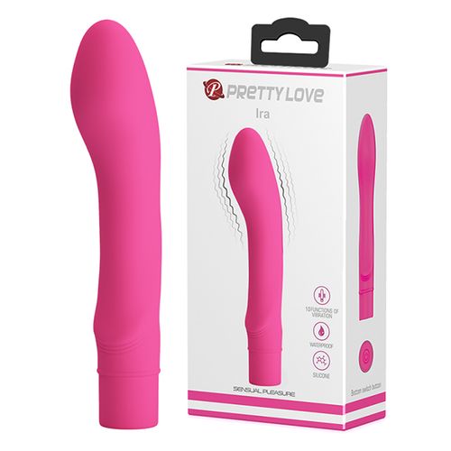 Roze silikonski vibrator za G tačku slika 1