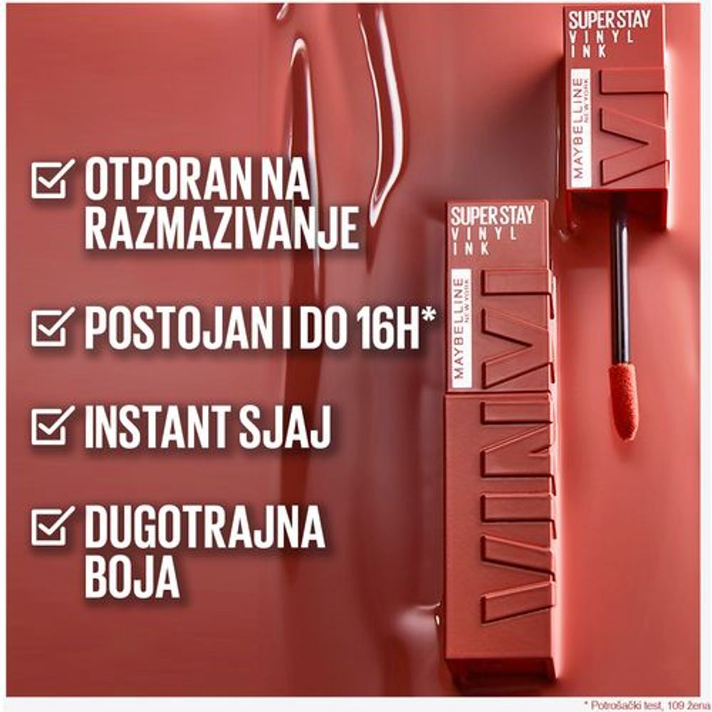 Maybelline New York Superstay Vinyl Ink Ruž za usne 95 Captivated  slika 4