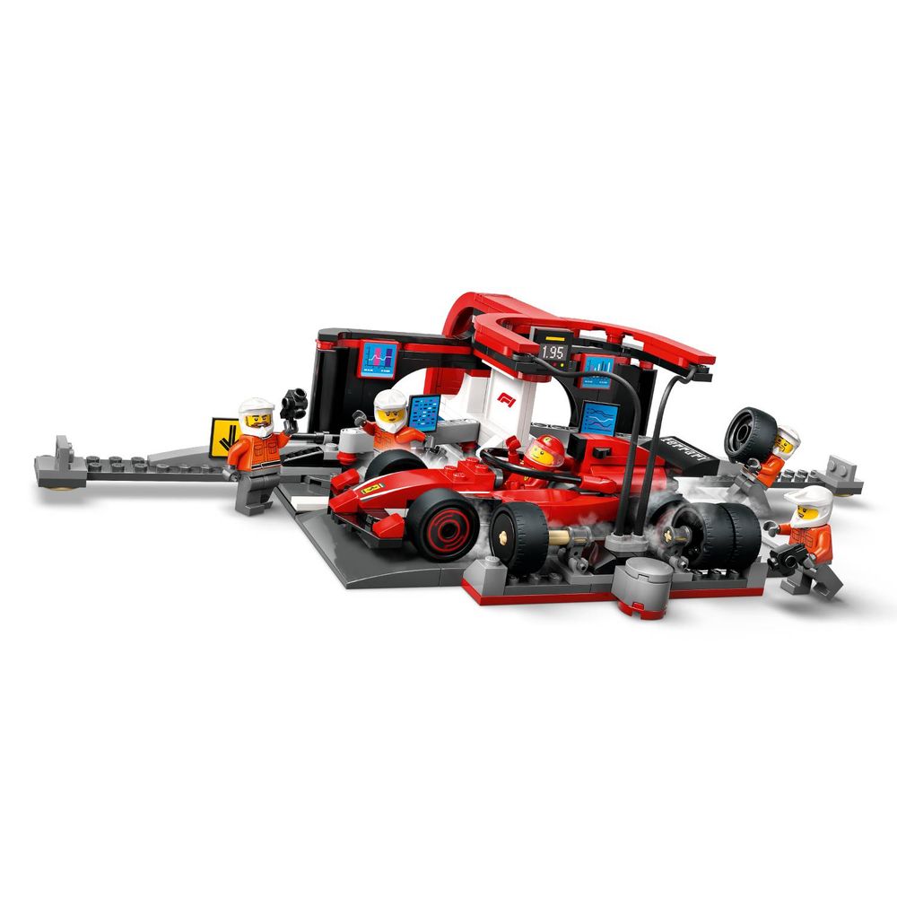 LEGO 60443 Boks i posada za F1® sa autom Ferrari slika 7