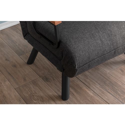 Atelier Del Sofa Naslonjač, Sando Single - Dark Grey slika 4