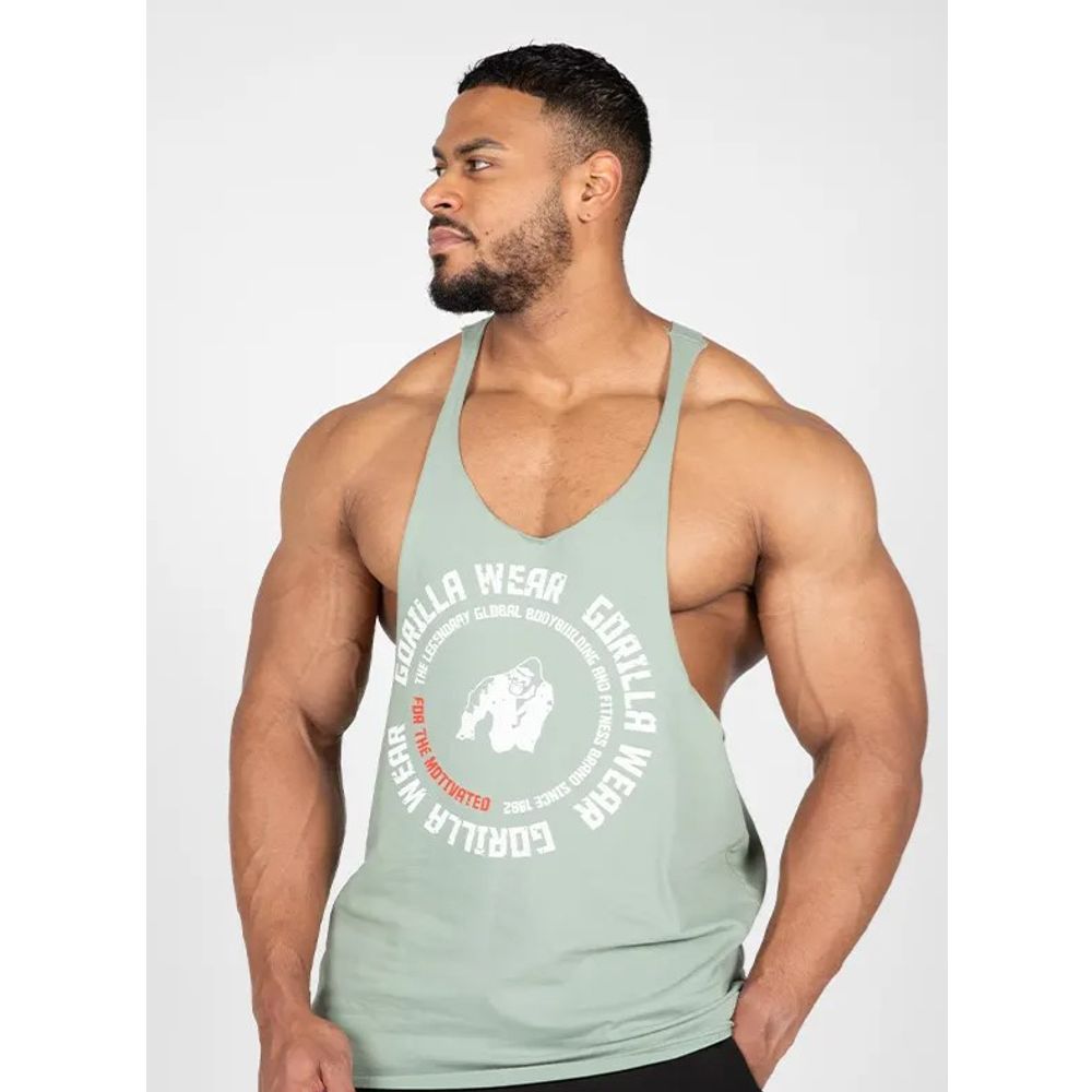 Gorilla Wear MELROSE Stringer Majica, Zelena slika 1