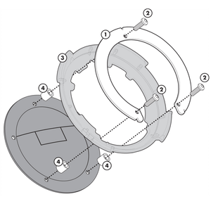 Givi tanklock nosač za motocikl - Givi BF81 tanklock z650 20-23