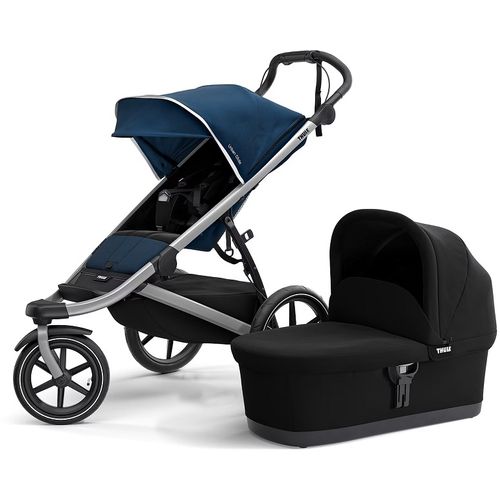 Komplet Thule Urban Glide 2 dječja kolica plava + Urban Glide 2 košara crna slika 1