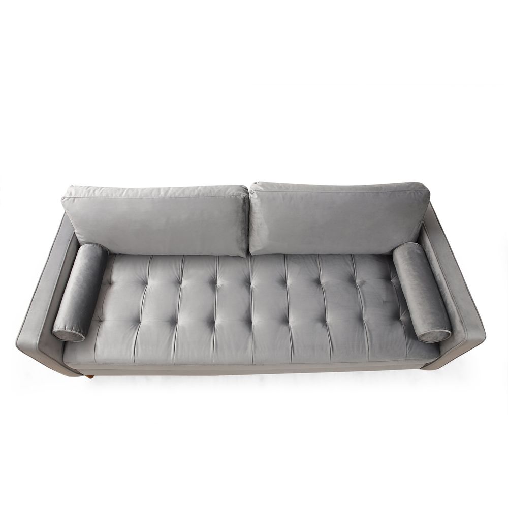 Sofa Rome - Svijetlo Siva Trosečna Sofa slika 7