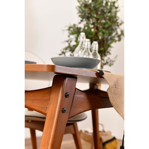 Woody Fashion Set stola i stolica (4 komada), Touch (2S-1B) slika 4