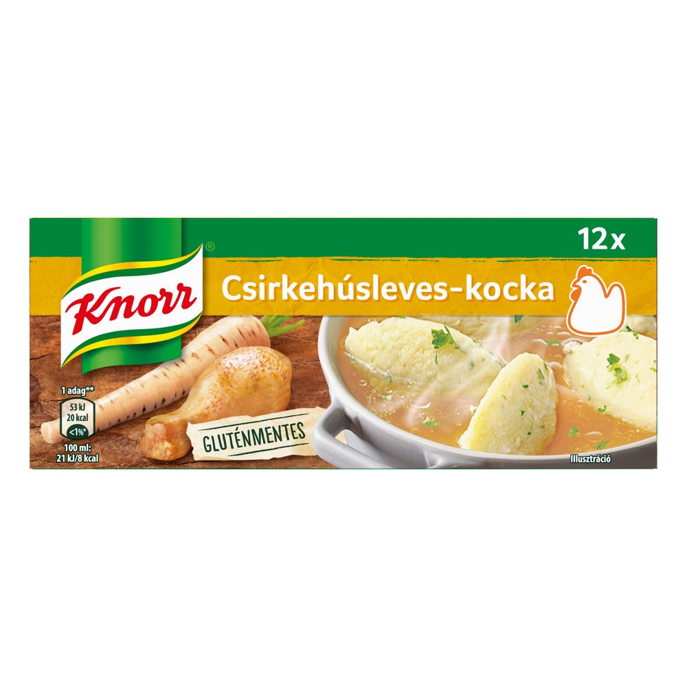 Knorr kocka za juhu, kokošja 120g slika 1