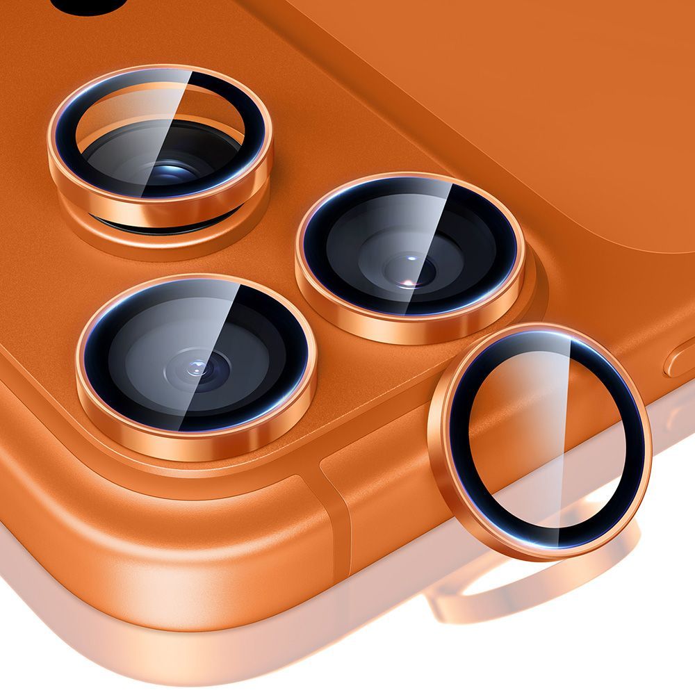 ESR Armorite zaštitno staklo za kameru za iPhone 17 Pro / Max / 15 Pro / Max / 16 Pro / Max - narančasto slika 2