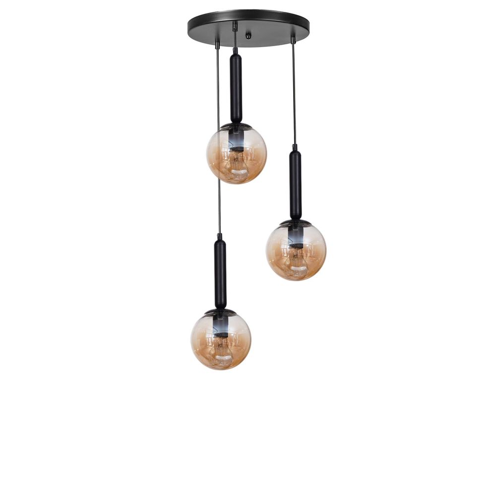 Opviq Luster 062, med, crna slika 3