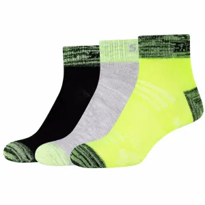 Skechers 3ppk men mesh ventilation quarter socks sk42025-7400