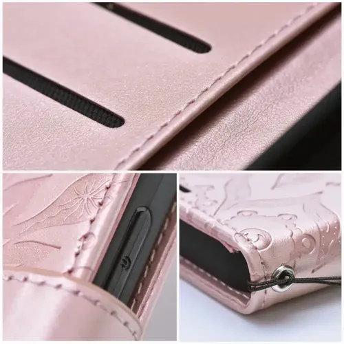 MEZZO Book case preklopna torbica za XIAOMI Redmi 12 4G / 12 5G mandala gold pink slika 6