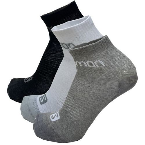 čarape Salomon Active 3 P Black/White/Grey slika 1