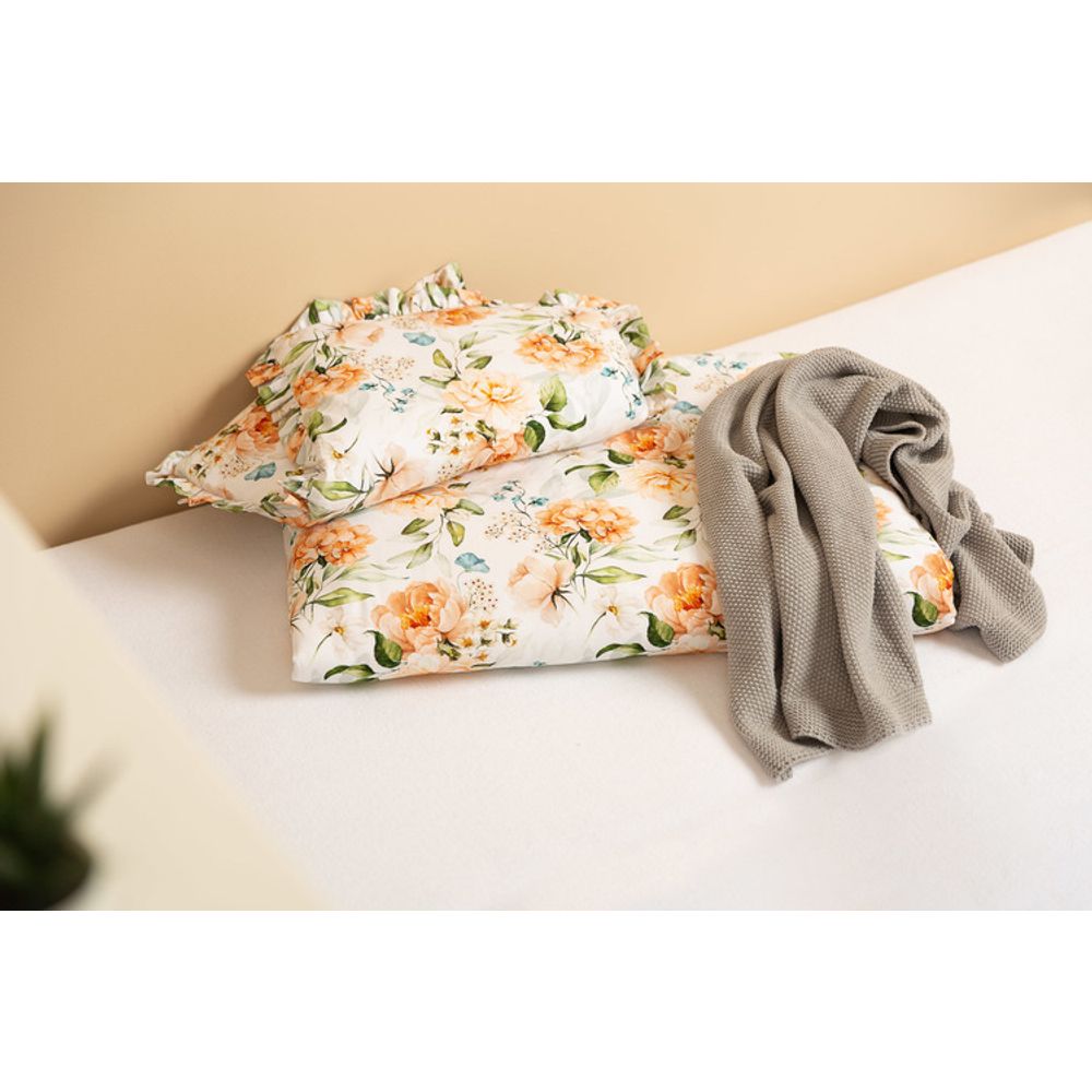 Posteljina od dvoelementa božur 100x135 cm slika 6