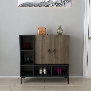 Platin - Black, Walnut Black
Walnut Console