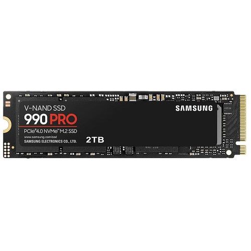 Samsung MZ-V9P2T0BW M.2 NVMe 2TB SSD, 990 PRO, PCIe Gen4.0 x4, Read up to 7450 MB/s (single sided), Write up to 6900 MB/s, 2280 slika 1