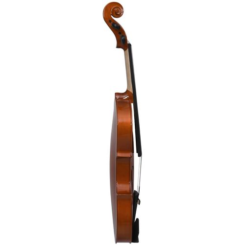 Violinski set s gudalom i podbradkom boja tamnog drva 4/4 slika 12