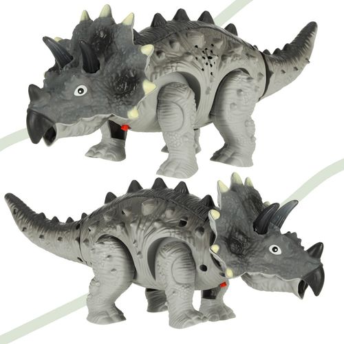 Triceratops na daljinsko upravljanje sivi slika 2