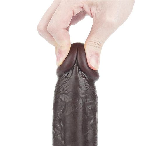 Lovetoy Sliding Skin black dildo 23,5cm slika 36