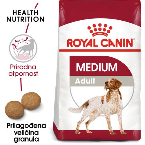 ROYAL CANIN SHN Medium Adult, potpuna hrana za odrasle pse srednje velikih pasmina starosti od 1-7 godina, 15 kg slika 5