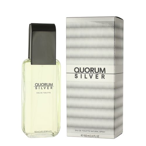 Antonio Puig Quorum Silver Eau De Toilette 100 ml (man) slika 4