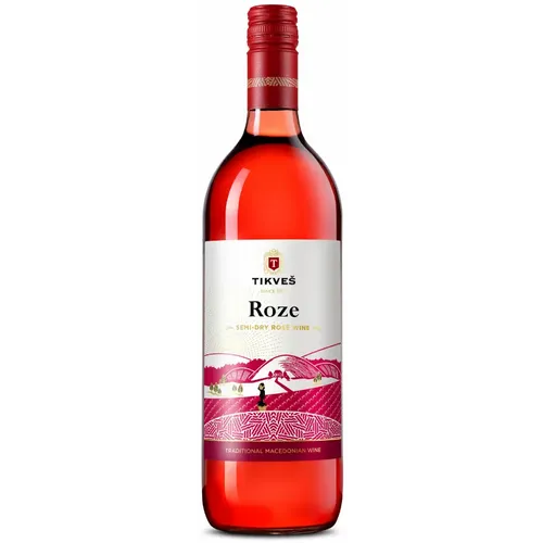Tikveš  Roze vino 1L slika 1