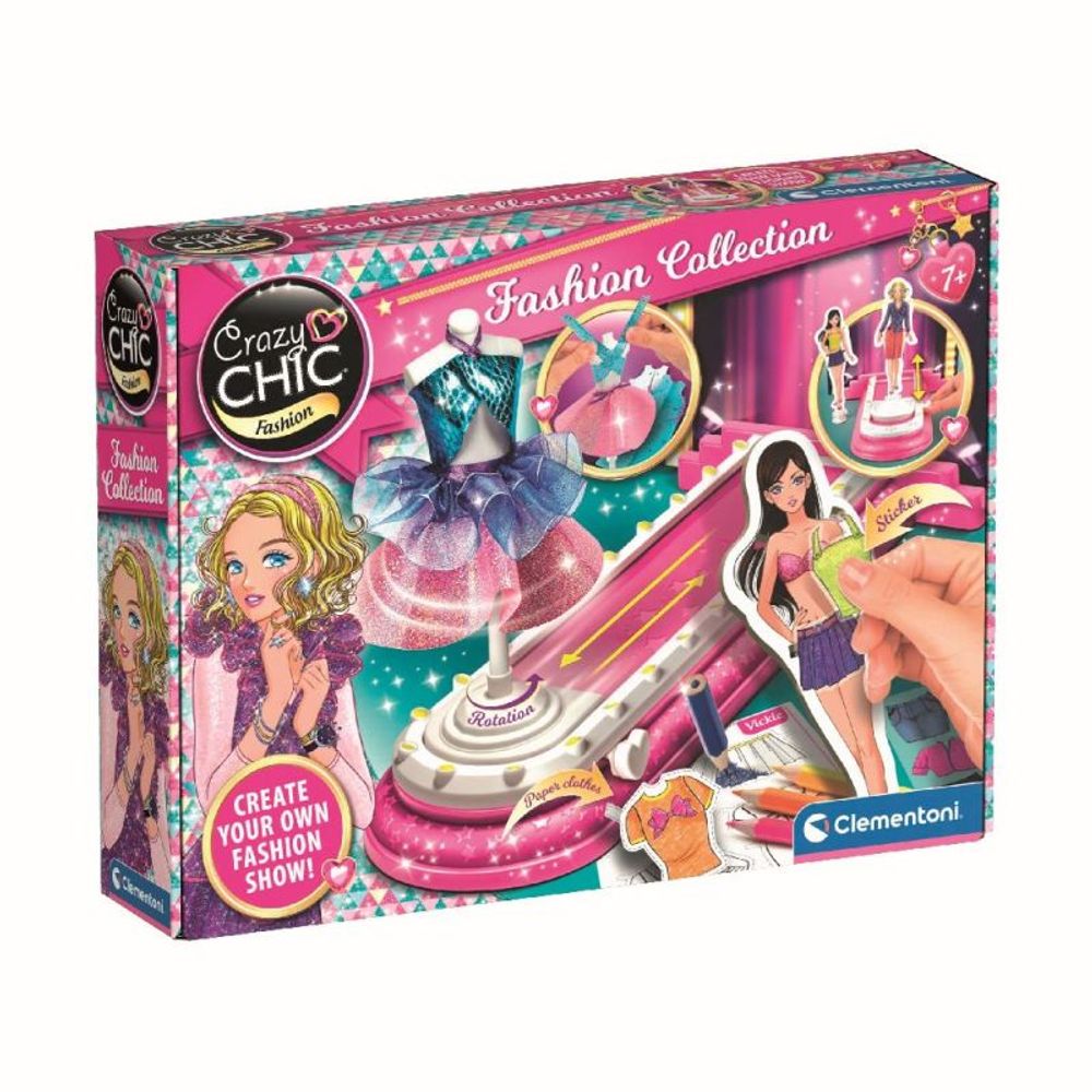 Clementoni Crazy CHIC Kreativni set Fashion Collection - Modna kolekcija slika 1