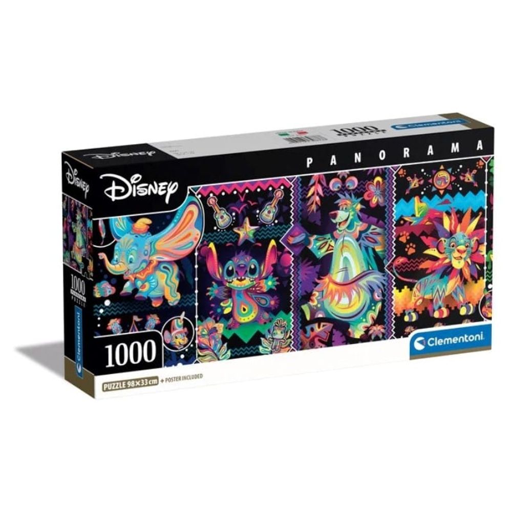 Clementoni CL39876 Puzzle Panorama Disney Joy, 1000kom slika 1