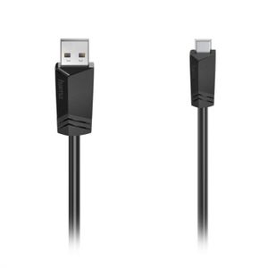 Hama Mini-USB kabl, USB 2.0, 480 Mbit/s, 0.75 m fleksibilan