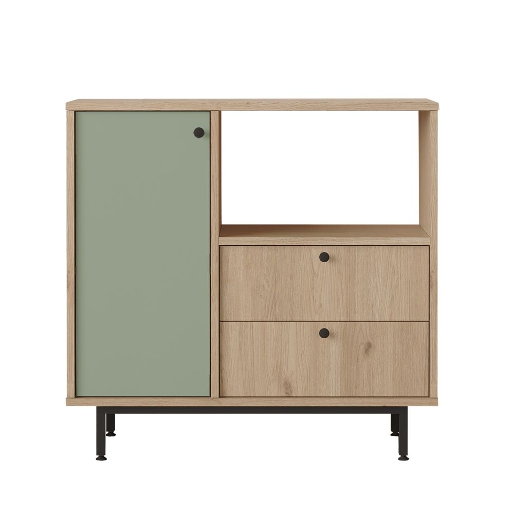 Višenamjenski ormar RE1-SY Oak Green slika 4